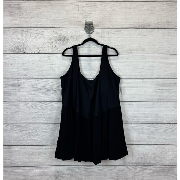 Old Navy Black Mini Dress with bubble skirt - Picture 1 of 6